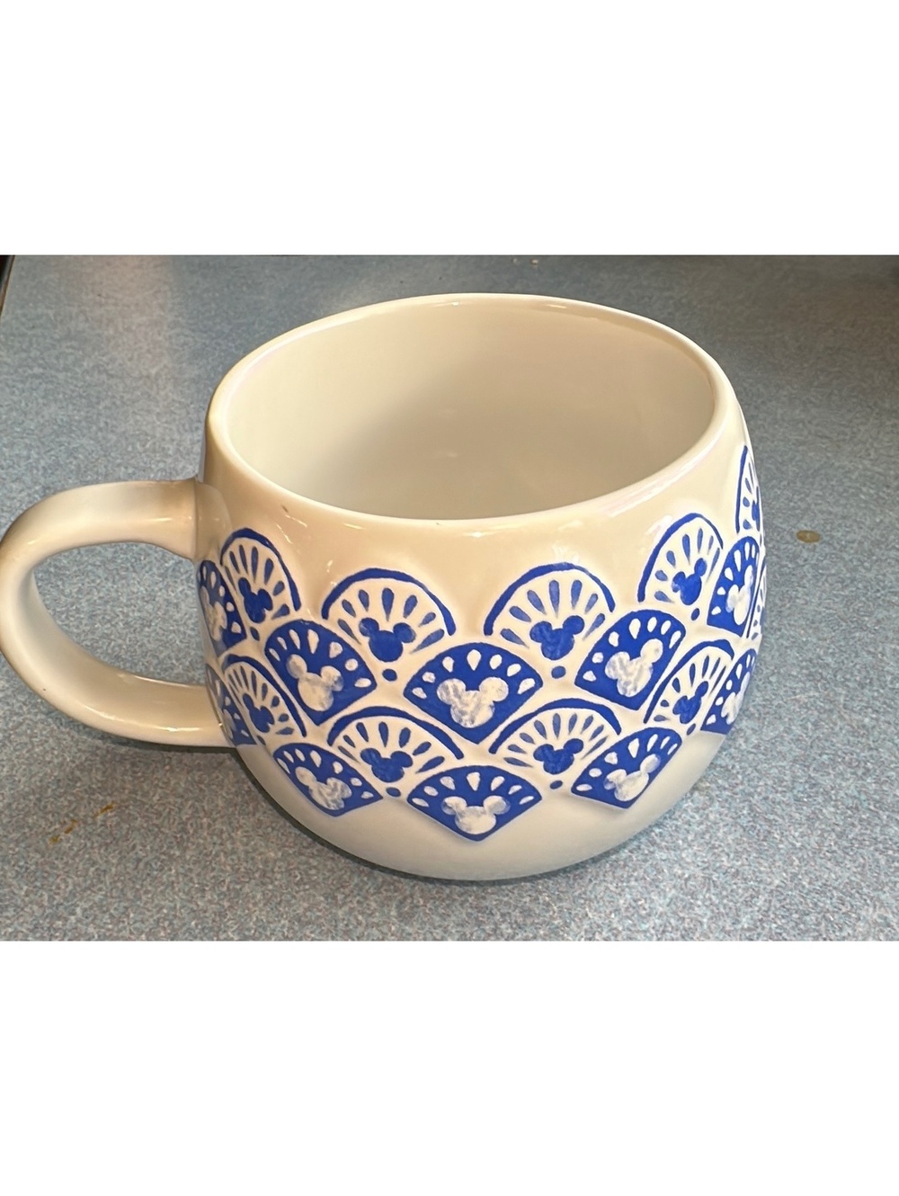 Disney Parks Homestead Blue & White Coffee Mug 21oz Disney Home Stoneware